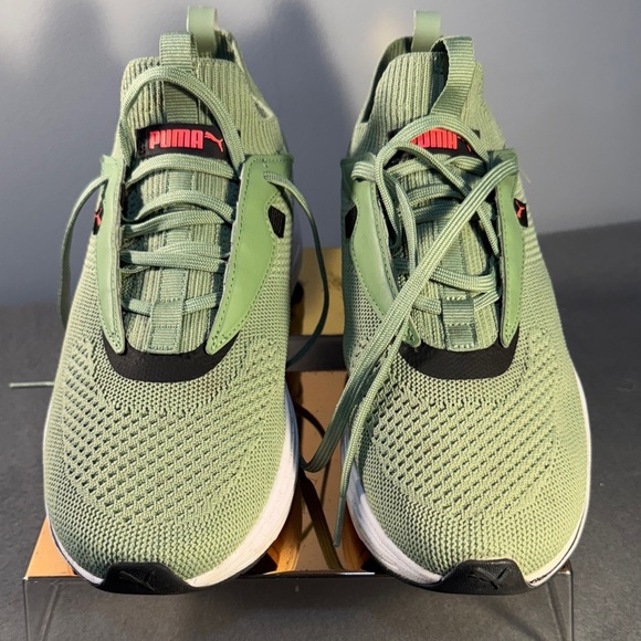 Puma Green and Black Athletic Shoes - Picture 2 of 8